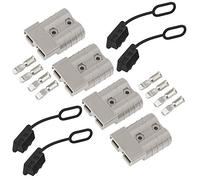 GTIWUNG 4PCS Connettori di Alimentazione 50A 600V, Connettore di Batteria, Batteria a Connessione Rapida 50A Cavo di Cablaggio per Auto, Rimorchio, Modi Moto, Winch Trailer Verricello