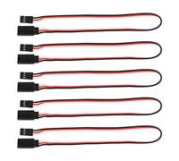 GTIWUNG 5PCS Servo di Estensione per RC, 12"/300mm Servo Extension Cable, 3 Pin Maschio a Femmina RC Servo Cavo, Servo Filo di Estensione JR Connettore Spina per RC Aereo