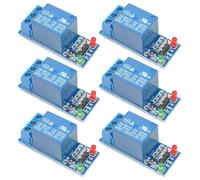 GTIWUNG 6 Pezzi 1 Canale 12V Modulo Relè Board Shield, Modulo Relay, Un Modulo di Relè Della Manica Bordo Dello Schermo per Relè Arduino, con Indicatore LED