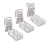 GTIWUNG 6 Pezzi 18650 Batteria Custodia Protettiva in Plastica Trasparente, Pratica Scatola Della Batteria per 18650/CR123A/18350/17670