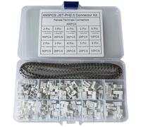 GTIWUNG 695 Pezzi JST Connettore Kit con 2,0mm JST-PH 2/3/4/5/6 Pin Maschio e Femmina Connettore per Cavo Adattatore presa set per Servo RC Aerei, Crimp Dip Kit