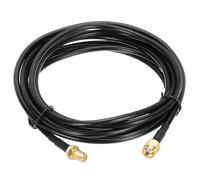 GTIWUNG Cavo Prolunga Antenna RG58 Extension Cable RP SMA 10m, RP-SMA Connettore Antenna, 10M Câble Coaxial RG58 Mâle à Femelle Wifi Cavo di Prolunga