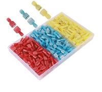 GTIWUNG Terminali a Crimpare Kit, Connettori a Filo da 200 Pezzi, Kit di Assortimento Connettori a Cavo Rapido AWG 22-16, 16-14, 12-10, Connettori Terminali, Kit Connettore Vanga