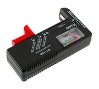 GTIWUNG Tester per Batterie, Tester Tensione Batteria Universale per AA/AAA/C/D-1.5V, PP3-9V e Batterie a Bottone, Tester Batteria con Display Analogico, Ideale per Uso Domestico