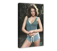 GTJKSX Debra Winger, circa i primi anni '80, poster su tela, decorazione per camera da letto, ufficio, stanza, regalo, 60 x 90 cm
