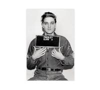 GTJKSX Elvis Presley Poster su tela, decorazione per camera da letto, ufficio, stanza, regalo, 20 x 30 cm