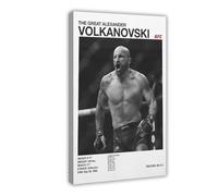 GTJKSX Poster su tela con Alexander Volkanovski, UFC, decorazione per camera da letto, ufficio, camera da letto, regalo, 50 x 75 cm