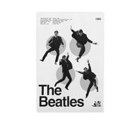 GTJKSX Poster su tela ispirato ai Beatles, decorazione per camera da letto, ufficio, camera da letto, regalo, 40 x 60 cm