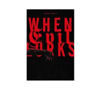 GTJKSX Poster su tela "When Evil Lurks", decorazione per camera da letto, ufficio, stanza, regalo, 30 x 45 cm