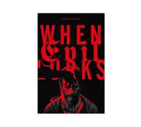 GTJKSX Poster su tela "When Evil Lurks", decorazione per camera da letto, ufficio, stanza, regalo, 50 x 75 cm