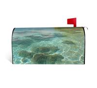 GTKSYNVE Aitutaki Lagoon, coperture magnetiche per cassette postali delle isole Cook, dimensioni standard 64,8 x 53,3 cm, coperture decorative per cassetta delle lettere impermeabili, copertura per