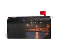 GTKSYNVE City Seattle - Coperture magnetiche per cassette postali di dimensioni standard, 64,8 x 53,3 cm, decorative, impermeabili, copertura per cassetta delle lettere personalizzate, per decorazioni