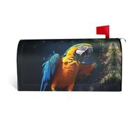 GTKSYNVE Coperture magnetiche per cassette postali Ara Dimensioni standard 64,8 x 53,3 cm decorative per cassette postali impermeabili copertura per cassetta delle lettere personalizzate per giardino