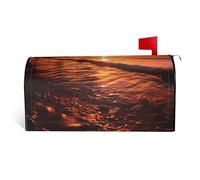 GTKSYNVE Coperture magnetiche per cassette postali con palma tropicale al crepuscolo, dimensioni standard, 64,8 x 53,3 cm, decorative, impermeabili, copertura per cassetta postale personalizzata, per