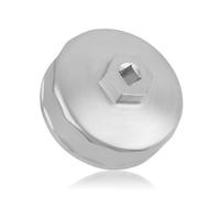 GTLM 74 mm Set di filtri per olio, campana filtro olio a 14 punti compatibile con Mercedes-Benz/VW/Ford/Audi/Chevrolet, chiave filtro olio per uso con 3/8" Drive