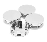 GTME 4Pcs Coprimozzo Centrale per Chevrolet Sonic 2012-2017, 54mm Coprimozzi Auto Copricerchi Tappi Mozzo Centrale Ruota Stabili Coprimozzo per Auto di Ricambio per Centri Ruota,Silver-