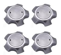 GTME 4Pcs Coprimozzo Centrale per Toyota RAV4 2009 2010 2011 2012 2013, Coprimozzi Auto Copricerchi Tappi Mozzo Centrale Ruota Stabili Coprimozzo per Auto di Ricambio per Centri Ruota,Silver-