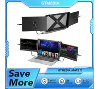 GTMEDIA MATE X Extender schermo portatile per monitor doppio schermo per laptop da 13-15", schermo IPS da 11,6 pollici, velocità di aggiornamento di 60 Hz GTMEDIA Mate X