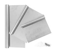 GTNCE 3 Pezzi Tarocco per Impasti, Spatola Cucina in Acciaio Inox, 15/20/25cm Tarocco Cucina, Spatola Pizza Multiuso con Scala Graduata, Tagliapasta Per Torte Pizza Dough Pasta Utensili da Forn