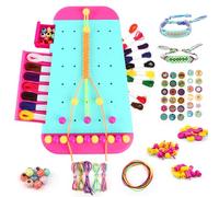 GTNCE Kit Braccialetti Fai da Te Bambina 6-12 Anni, Crea Braccialetti Amicizia con Fili e Perline, Giochi Creativi per Ragazze, Regalo Compleanno o Natale per Bambine 6 7 8 9 10 11 12 Anni