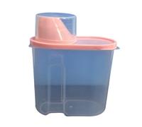 GTOULHH Contenitori Cucina Contenitore For La Conservazione Degli Alimenti For For Cereali Con Coperchio Serbatoio Alimenti Secchi(Pink,1.9L)