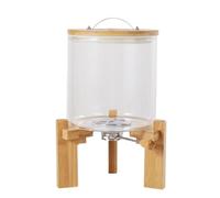 GTOULHH Contenitori Cucina Stoccaggio Di Contenitori For Cereali Con Distributore Valvola Contenitore For Merci Secche Serbatoio Alimenti Secchi(5L)