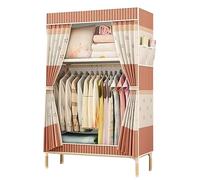 GTOULHH Guardaroba,Capiente Combinazione Appendiabiti Per Guardaroba Pavimento Per Interni Camera Da Letto Stendibiancheria Armadio Semplice Per Appendiabiti(65 * 45 * 155cm)