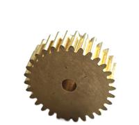 GTPBAO 1 pz 0,5M 66T Ingranaggio cilindrico in rame 0,5 Modulo 66 Denti Ingranaggio cilindrico piatto Diametro 34 mm Spessore 5 mm Pignone a denti dritti Albero(6.35mm Inner hole)