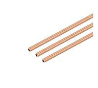GTPBAO 3 tubi rotondi in rame da 2 mm, 3 mm, 4 mm, 5 mm, 6 mm, 7 mm, 8 mm, 9 mm, 10 mm, diametro esterno 300 mm, lunghi for progetti e lavori fai da te. dritto(5mm x 0.2mm)