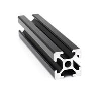 GTPBAO 4 pezzi 20x20mm profilo estruso in alluminio con scanalatura a T standard europeo 2020 profilo quadrato staffa industriale for telaio armadio Binario estruso(300mm long)