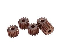 GTPBAO 5 pezzi 0,5 modulo 13 denti ingranaggio cilindrico in ottone 2 mm 3,17 mm pignone albero motore a tenuta stagna 0,5 M 13T ingranaggio cilindrico dritto Albero(1.98mm bore)