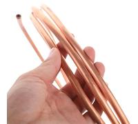 GTPBAO Bobina di tubo in rame morbido T2 al 99,9% for aria condizionata, dimensioni 2 mm, 3 mm, 4 mm, 16 mm, 19 mm e 22 mm for asta di asciugatura for vestiti dritto(19x0.9mm)