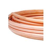 GTPBAO Bobina di tubo in rame morbido T2 al 99,9%, versatile tubo in rame da 2 mm a 25 mm for sistemi di fornitura di acqua calda e fredda for aria condizionata dritto(12mm x 1.5mm)