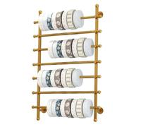 GTPBAO Espositore per Rotoli di Nastro Espositore per Sciarpe In Metallo, Porta Nastri Multiuso per Casa e Negozio - Mensola Da Parete per Confezioni Regalo, Altezza 120cm(Wide 120cm/47.2in)