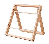 GTPBAO Espositore per Rotoli di Nastro Portanastri In Legno A 2 Ripiani, Mensola Portafilo per Cucire, Porta Rocchetti per Confezioni Regalo/Portafiori/Washi Tape