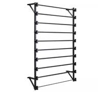 GTPBAO Espositore per Rotoli di Nastro Ribbon Storage Rack Wall Mount, 10-Tier Large Capacity Spool Holder with 10 Removable Rods, Craft Room Metal Organizer(Wide 135cm/53.1 in)