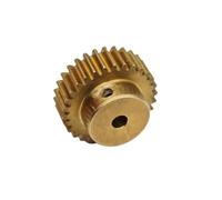GTPBAO Ingranaggio cilindrico cilindrico in rame con modulo 0,75 43 denti 43 denti 0,75 modulo 43T con pignone meccanico a gradini Componenti per alberi(5mm bore)