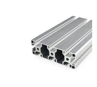 GTPBAO Profilo in alluminio Silver 40120 da 8,2 mm con scanalatura a T, 40x120 mm, piano di estrusione lineare for linee di assemblaggio industriali Binario estruso(650mm 25.59" long)