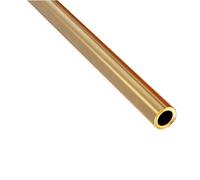 GTPBAO Tubi in ottone for sistemi di fornitura di acqua calda e fredda, ringhiere for corrimano e progetti idraulici dritto(13x0.5x100mm)