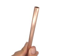 GTPBAO Tubo capillare cavo a parete sottile in microtubo di rame T2 for il raggruppamento di fili di rame, design rigido e dritto dritto(21 x 1.5mm 500mm)