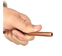 GTPBAO Tubo di rame con diametro esterno di 3 mm e spessore della parete di 0,5 mm, lunghezza di 300 mm e 500 mm, tubo tondo dritto for asta di asciugatura dei vestiti dritto(300mm OD 12 x ID 11mm)