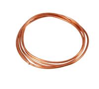 GTPBAO Tubo flessibile in rame rotondo da 2 metri, 4 mm x 3 mm, for applicazioni di refrigerazione, aria condizionata e idraulica, elevata duttilità dritto