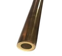 GTPBAO Tubo in ottone con diametro esterno di 29 mm e 30 mm H62, tubo di precisione puro, condotto metallico cavo passante, lunghezza 100 mm dritto(30mmx2mm)