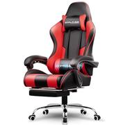 GTPLAYER 800a Sedia da Gioco, Metallo, Rosso