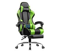 GTPLAYER Sedia da Gioco, Pelle, Verde