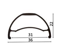 Gtr Ruota Anteriore Da Mtb Sl30 27.5´´ Disc Tubeless Grey