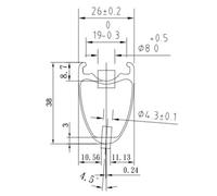 Gtr Ruota Posteriore Da Strada Rr38 Carbon isc Tubular Black