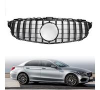GTR Style Front Bumper Grill Grille per Mercedes W205 C250 C300 C43 2015-2018 Y6