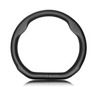 GTRFDGHT Auto Copertura Volante per BMW 1 Series 2 Series 3 Series E81 E82 F20 E87 E88 F46, Pelle Traspirante Antiscivolo Resistente Copertura Volante Auto Interno Accessori,Punch Style-A-D