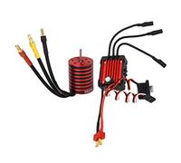GTSKYTENRC 2430 RC Brushless Motor 25A ESC Kit Sensorless Brushless Motor for 1/16 1/18RC Remote Control Vehicle (6300KV)